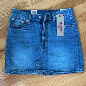 Levi’s Deconstructed Denim Skirt